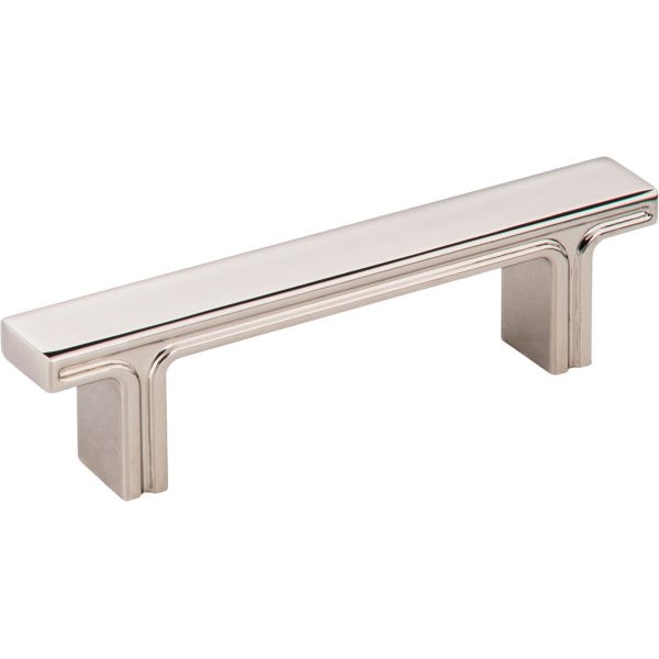 Jeffrey Alexander 3" Center-to-Center Polished Nickel Square Anwick Cabinet Pull 867-3NI - main